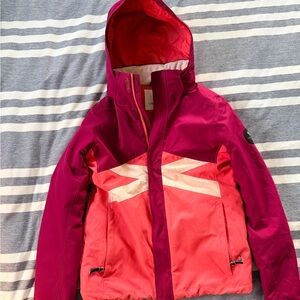 Obermeyer Teens’ Size Large (14/16) Fuchsia and Coral Winter Coat